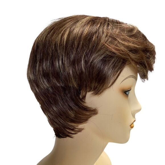 Synthetic Women’s Brown Asymmetrical hairstyle wig shortNew Without Tags‎ - Picture 2 of 12